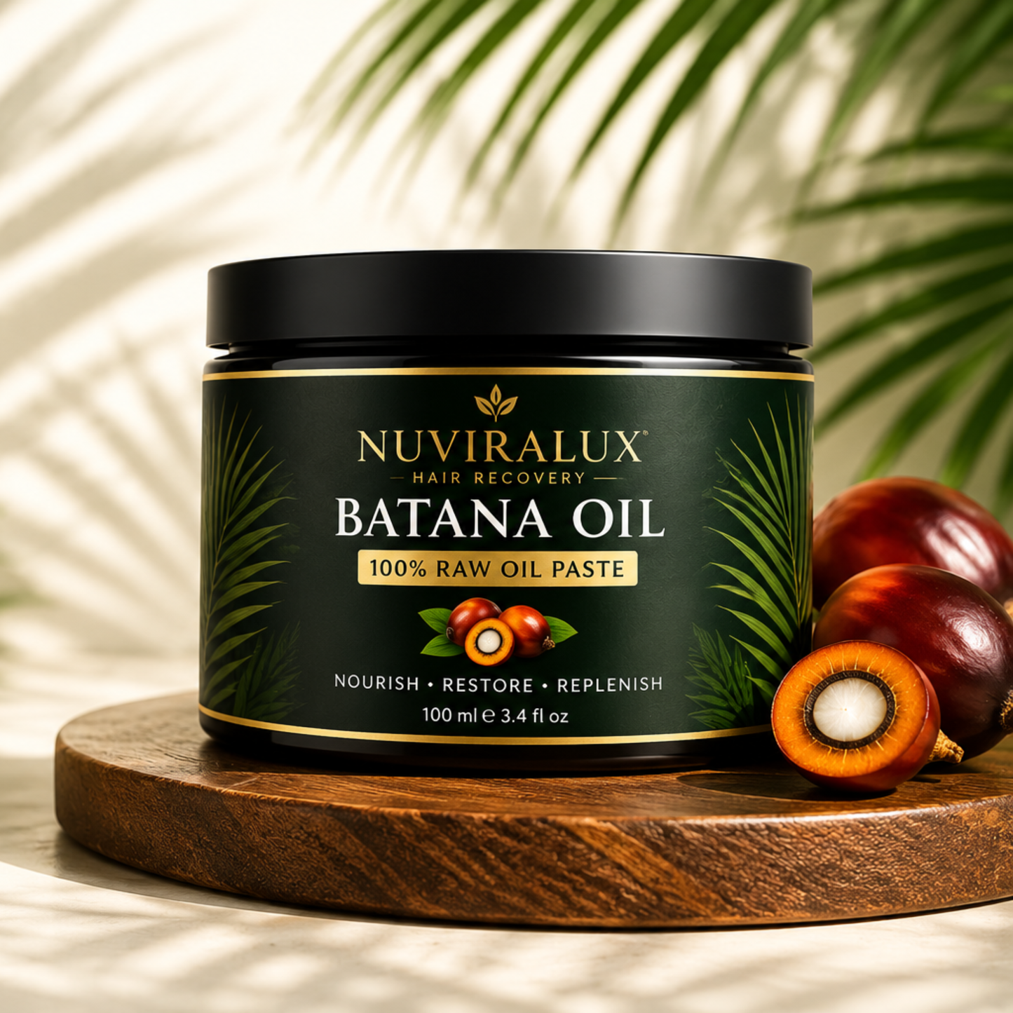 Nuviralux premium raw batana oil jar